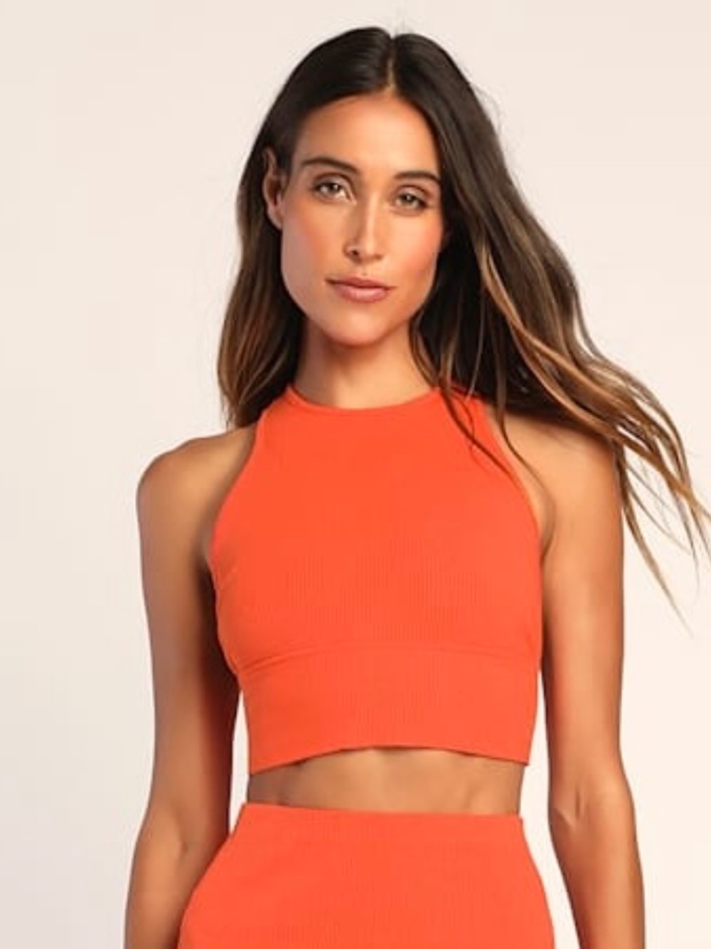 Lulu’s M Ribbed Crop Top - Picture 3 of 13